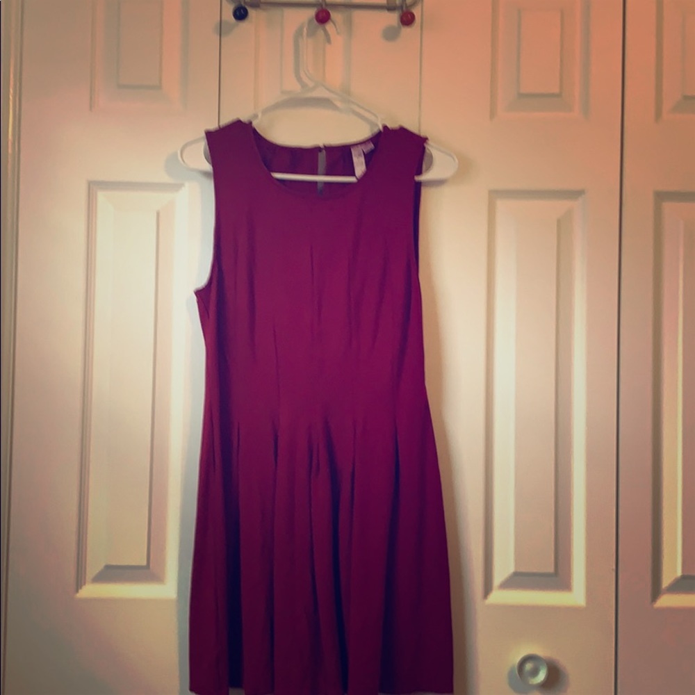 Maroon Dress